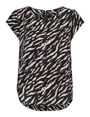 ONLY Damen Onlvic S/S AOP Top Noos WVN, Brush, 42